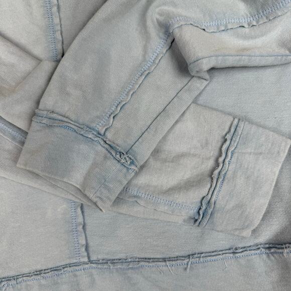 Pilcro Ina seamed cotton pullover SKY size S - Picture 7 of 12